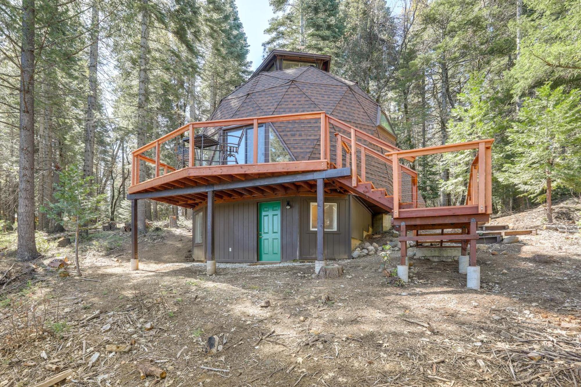 Off-Grid Nevada City Geodesic Dome House With Views! 외부 사진