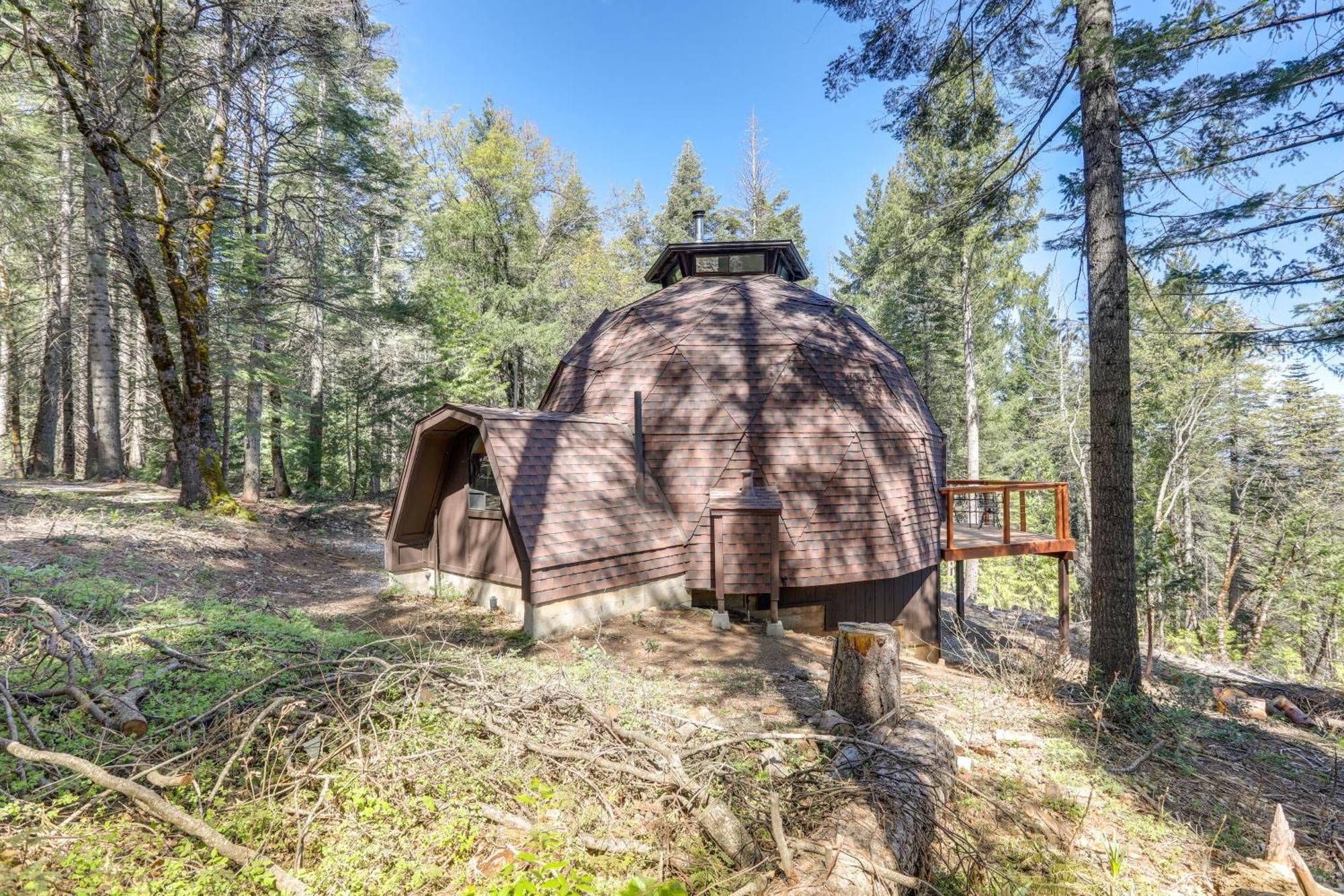 Off-Grid Nevada City Geodesic Dome House With Views! 외부 사진