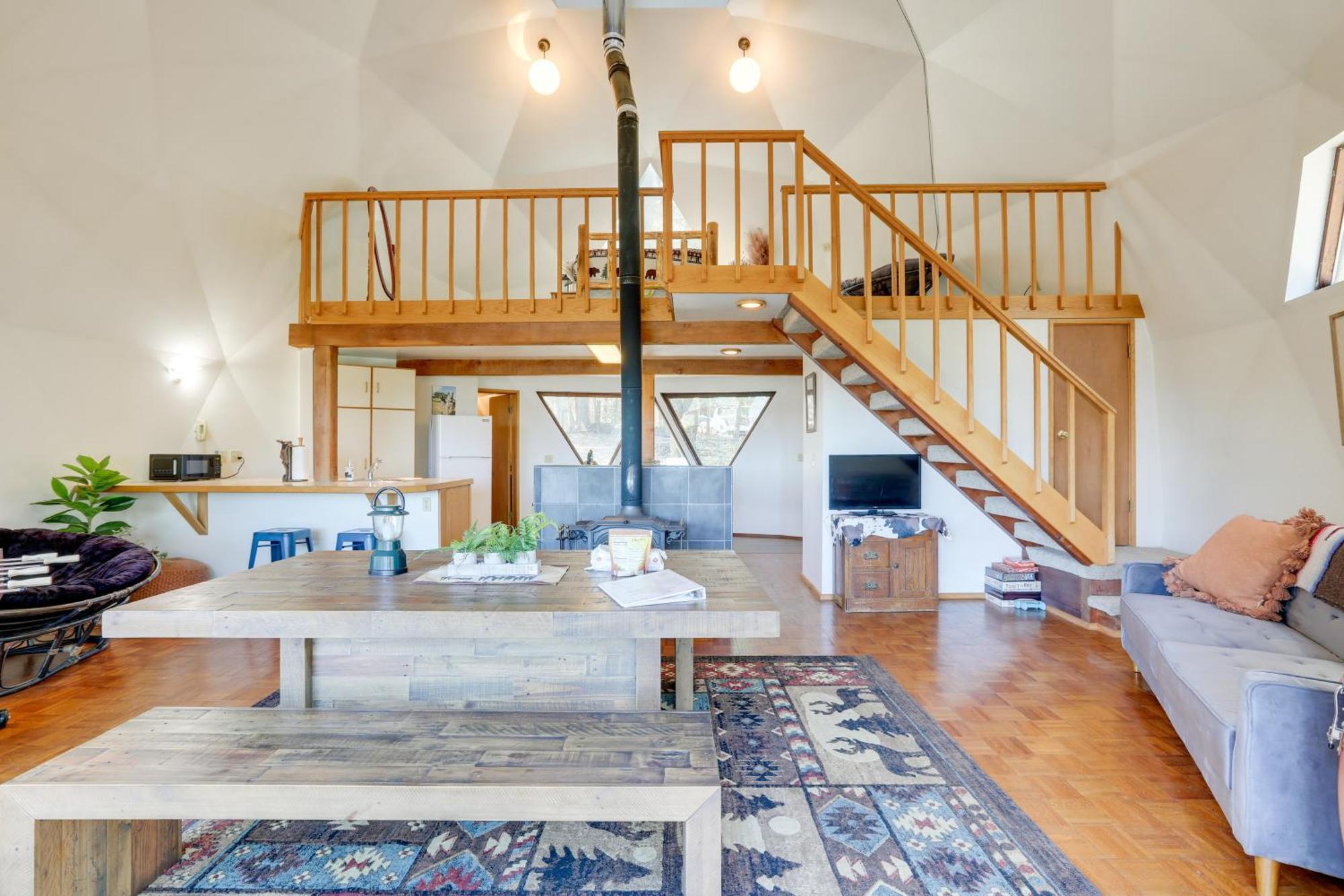 Off-Grid Nevada City Geodesic Dome House With Views! 외부 사진
