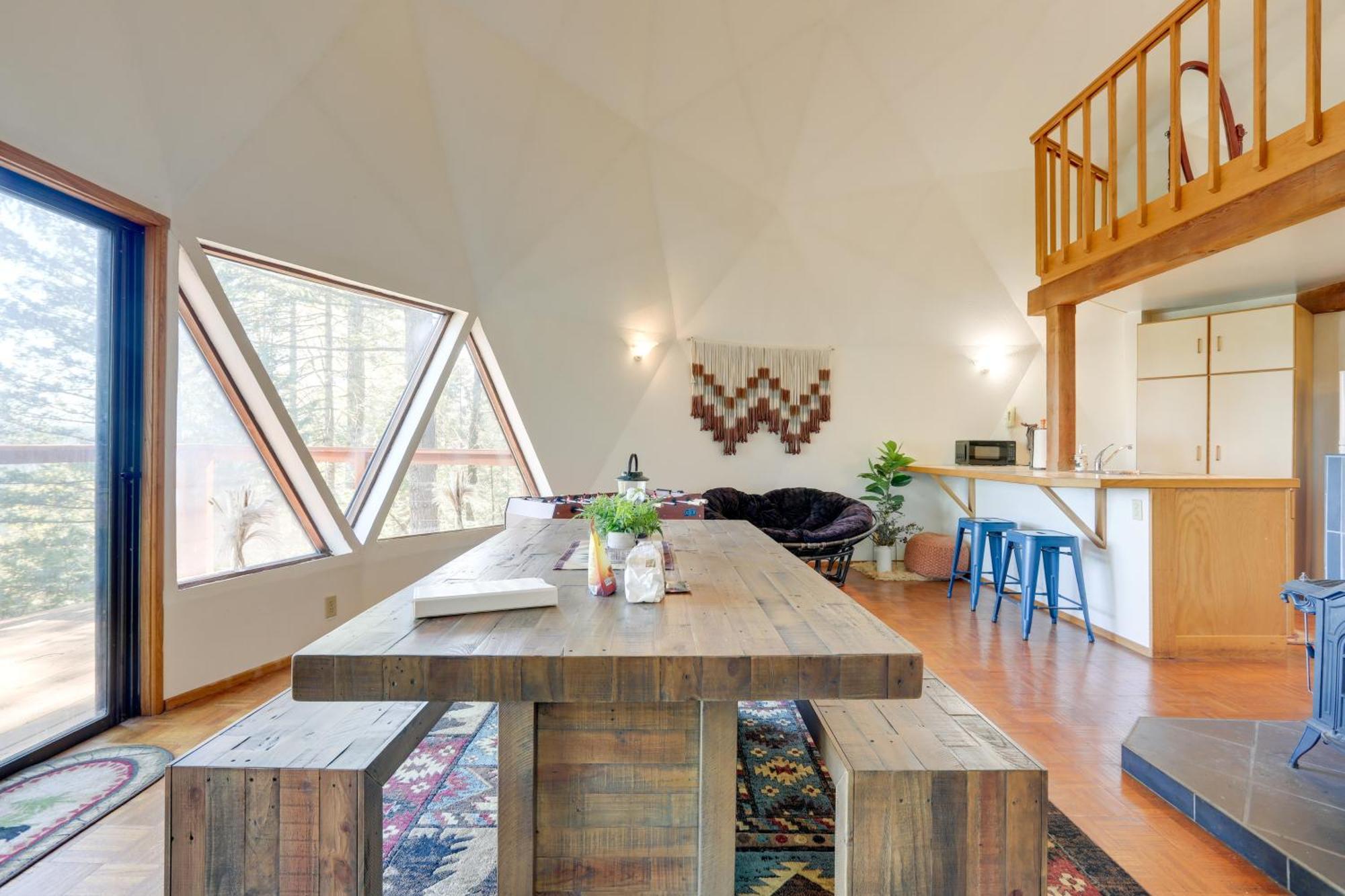 Off-Grid Nevada City Geodesic Dome House With Views! 외부 사진