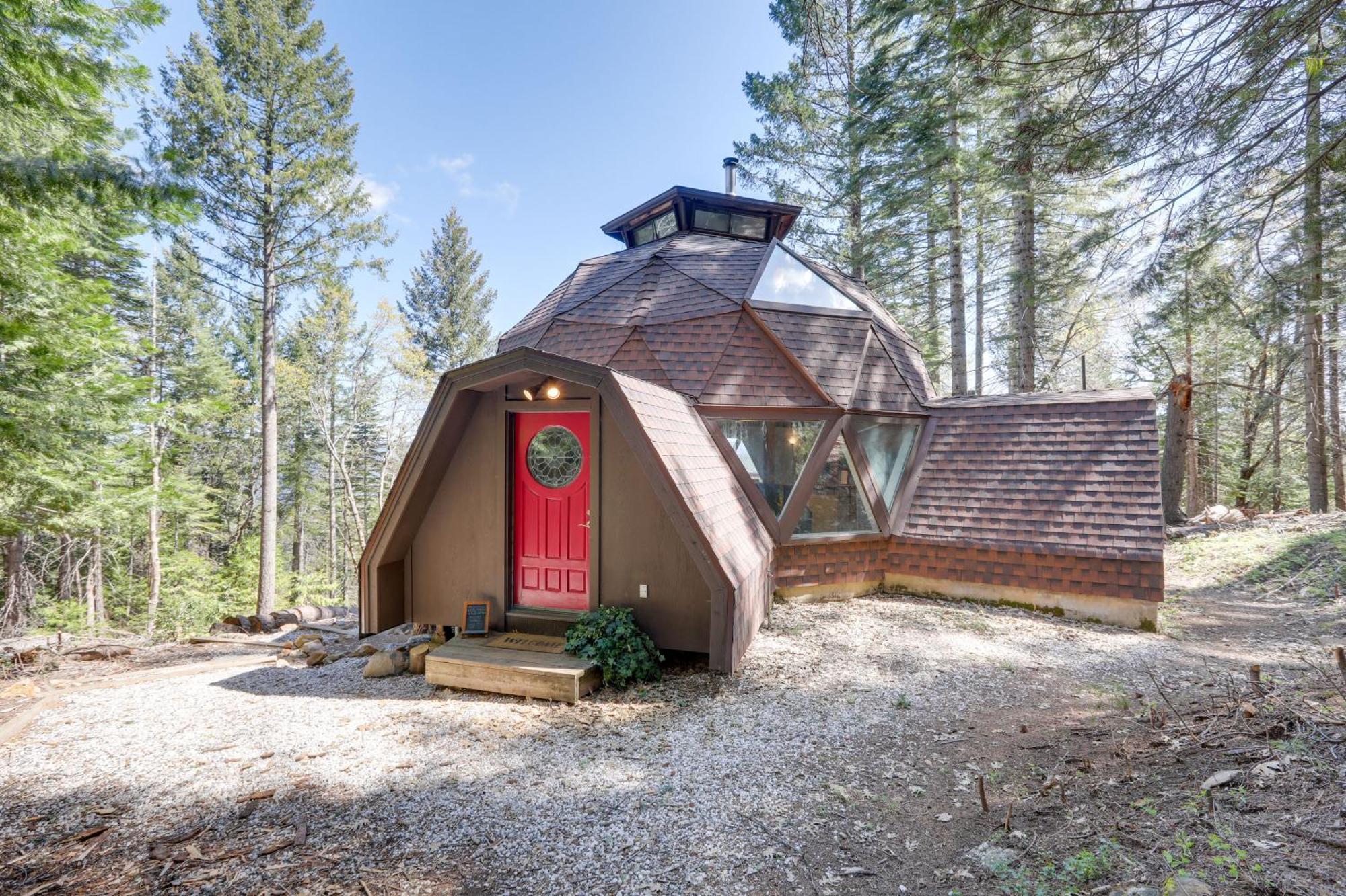 Off-Grid Nevada City Geodesic Dome House With Views! 외부 사진